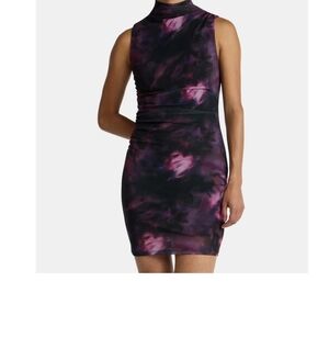 Nwt Madden NYC women's sleeveless mesh mini dress Size Large